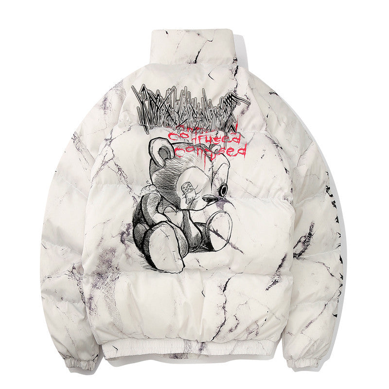 Winter Streetwear Thick Cotton Jacket for Men
