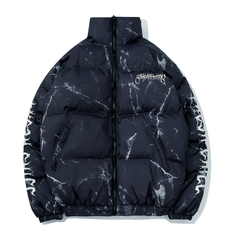 Winter Streetwear Thick Cotton Jacket for Men